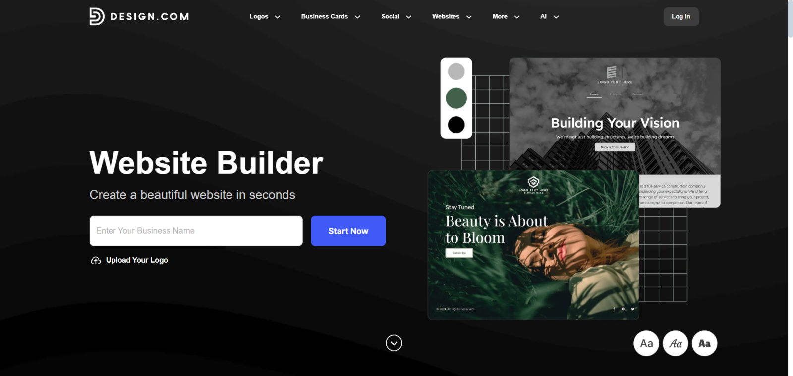 Design website builder